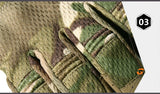 Camo Touch Screen Tactical Gloves Outdoor Hunting Shooting Sports Cycling Combat Airsoft Hiking Camping Bike Non-slip Equipment - Waraqah
