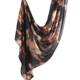 Marble Printed Modal Hijab Scarf Cotton Viscose Rayon Soft Not See Through Woven Muslim Women Shawl 180*80cm - Waraqah