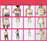 SOISOU Nylon Leggings Women's Pants Sport Yoga Pants Sexy Tight High Waist Elastic Women's Panties Pocket legging mujer - Waraqah