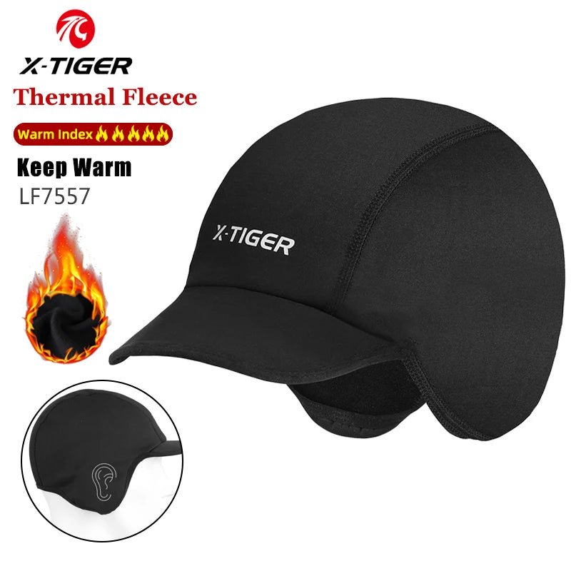 X-TIGER Outdoor Sports Cycling Headwear Winter Windproof Cycling Headband Cap Keep Warm Fleece Bike Equipment Ear Warmer - Waraqah