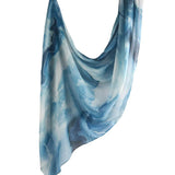 Marble Printed Modal Hijab Scarf Cotton Viscose Rayon Soft Not See Through Woven Muslim Women Shawl 180*80cm - Waraqah