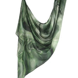 Marble Printed Modal Hijab Scarf Cotton Viscose Rayon Soft Not See Through Woven Muslim Women Shawl 180*80cm - Waraqah