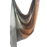 Marble Printed Modal Hijab Scarf Cotton Viscose Rayon Soft Not See Through Woven Muslim Women Shawl 180*80cm - Waraqah