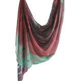 Marble Printed Modal Hijab Scarf Cotton Viscose Rayon Soft Not See Through Woven Muslim Women Shawl 180*80cm - Waraqah