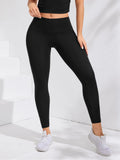 High Waist Ladies Yoga Leggings Fitness Running Sports Pants Soft Tights No T Line Gym Legging for Women - Waraqah