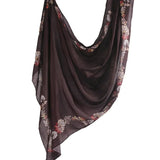 Marble Printed Modal Hijab Scarf Cotton Viscose Rayon Soft Not See Through Woven Muslim Women Shawl 180*80cm - Waraqah
