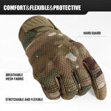 Camo Touch Screen Tactical Gloves Outdoor Hunting Shooting Sports Cycling Combat Airsoft Hiking Camping Bike Non-slip Equipment - Waraqah