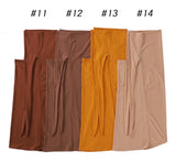 Ramadan Spring Summer Breathable Ironless Hijabs Long Instant Hijab Woman Ready To Wear With Face Masks Ready to Wear Hijabs - Waraqah
