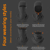 ROCKBROS Winter Face Mask Breathable Ski Cycling Scarf Running Training Balaclava Outdoor Sports Warm Winderproof Bike Equipment - Waraqah