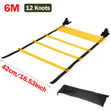 Agility Ladder Nylon Straps Soccer Football Speed Training Ladder Equipment Sports Fitness Running Warm-Up Training Ladder Tool - Waraqah