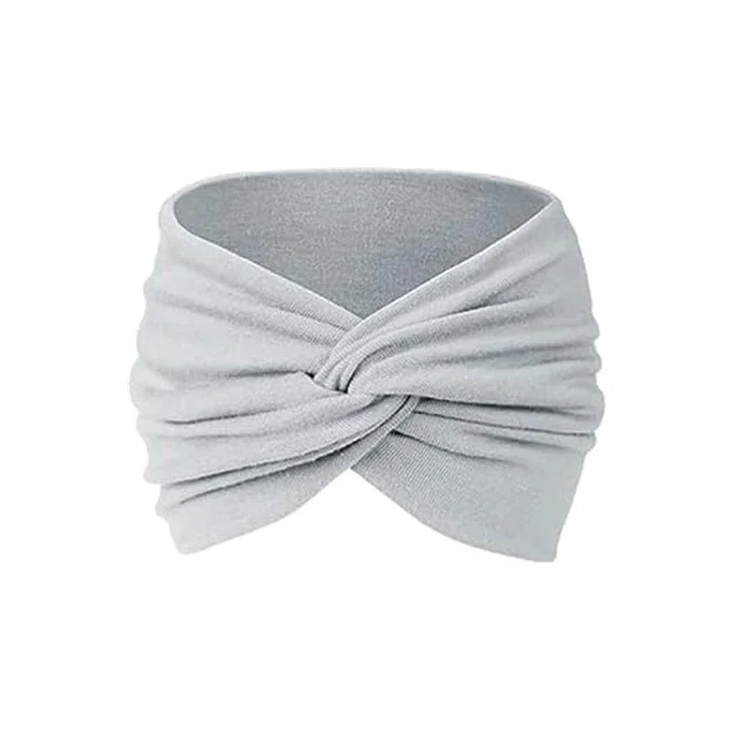 Bohemian European and American Sports Headband Women's Wide Yoga Elastic Running Hair Accessories Headw 1PCS