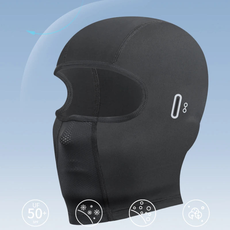 Summer Balaclava Bike Mask Motorcycle Helmet Lined Riding Cap Breathable Windproof Dust Proof Warm Sports Headwear Four Seasons - Waraqah
