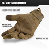 Camo Touch Screen Tactical Gloves Outdoor Hunting Shooting Sports Cycling Combat Airsoft Hiking Camping Bike Non-slip Equipment - Waraqah