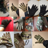 Camo Touch Screen Tactical Gloves Outdoor Hunting Shooting Sports Cycling Combat Airsoft Hiking Camping Bike Non-slip Equipment - Waraqah
