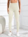 High Waisted Seamless Yoga Leggings, Ribbed Sportswear Tights, Fitness Apparel for Women, Gym and Casual Wear For Fall & Winter - Waraqah