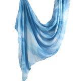 Marble Printed Modal Hijab Scarf Cotton Viscose Rayon Soft Not See Through Woven Muslim Women Shawl 180*80cm - Waraqah