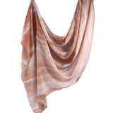 Marble Printed Modal Hijab Scarf Cotton Viscose Rayon Soft Not See Through Woven Muslim Women Shawl 180*80cm - Waraqah