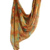 Marble Printed Modal Hijab Scarf Cotton Viscose Rayon Soft Not See Through Woven Muslim Women Shawl 180*80cm - Waraqah