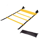 Agility Ladder Nylon Straps Soccer Football Speed Training Ladder Equipment Sports Fitness Running Warm-Up Training Ladder Tool - Waraqah