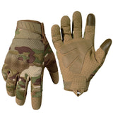 Camo Touch Screen Tactical Gloves Outdoor Hunting Shooting Sports Cycling Combat Airsoft Hiking Camping Bike Non-slip Equipment - Waraqah