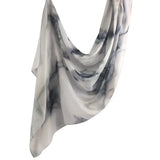 Marble Printed Modal Hijab Scarf Cotton Viscose Rayon Soft Not See Through Woven Muslim Women Shawl 180*80cm - Waraqah