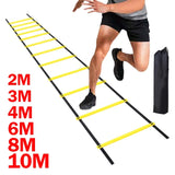 Agility Ladder Nylon Straps Soccer Football Speed Training Ladder Equipment Sports Fitness Running Warm-Up Training Ladder Tool - Waraqah
