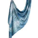Marble Printed Modal Hijab Scarf Cotton Viscose Rayon Soft Not See Through Woven Muslim Women Shawl 180*80cm - Waraqah