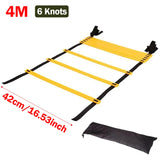 Agility Ladder Nylon Straps Soccer Football Speed Training Ladder Equipment Sports Fitness Running Warm-Up Training Ladder Tool - Waraqah