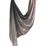 Marble Printed Modal Hijab Scarf Cotton Viscose Rayon Soft Not See Through Woven Muslim Women Shawl 180*80cm - Waraqah
