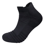 3 Pairs Breathable Mesh Athletic Terry Socks Cushioned Moisture-managing and Durable Reduces Foot for Running Hiking & Sports - Waraqah
