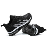 New Running Shoes Ladies Breathable Sneakers Summer Light Mesh Air Cushion Women's Sports Shoes Outdoor Lace Up Training Shoes - Waraqah