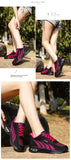 New Running Shoes Ladies Breathable Sneakers Summer Light Mesh Air Cushion Women's Sports Shoes Outdoor Lace Up Training Shoes - Waraqah