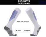 Loogdeel Soccer Socks Stretchy Compression Knee High Tube Socks Men Women Teens Kid Breathable Football Athletic Sports Socks - Waraqah