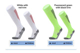 Loogdeel Soccer Socks Stretchy Compression Knee High Tube Socks Men Women Teens Kid Breathable Football Athletic Sports Socks - Waraqah