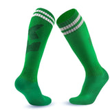 Loogdeel Soccer Socks Stretchy Compression Knee High Tube Socks Men Women Teens Kid Breathable Football Athletic Sports Socks - Waraqah