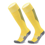 Loogdeel Soccer Socks Stretchy Compression Knee High Tube Socks Men Women Teens Kid Breathable Football Athletic Sports Socks - Waraqah