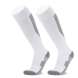 Loogdeel Soccer Socks Stretchy Compression Knee High Tube Socks Men Women Teens Kid Breathable Football Athletic Sports Socks - Waraqah