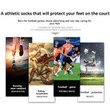 Loogdeel Soccer Socks Stretchy Compression Knee High Tube Socks Men Women Teens Kid Breathable Football Athletic Sports Socks - Waraqah
