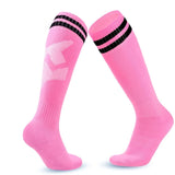 Loogdeel Soccer Socks Stretchy Compression Knee High Tube Socks Men Women Teens Kid Breathable Football Athletic Sports Socks - Waraqah