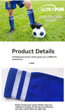 Loogdeel Soccer Socks Stretchy Compression Knee High Tube Socks Men Women Teens Kid Breathable Football Athletic Sports Socks - Waraqah
