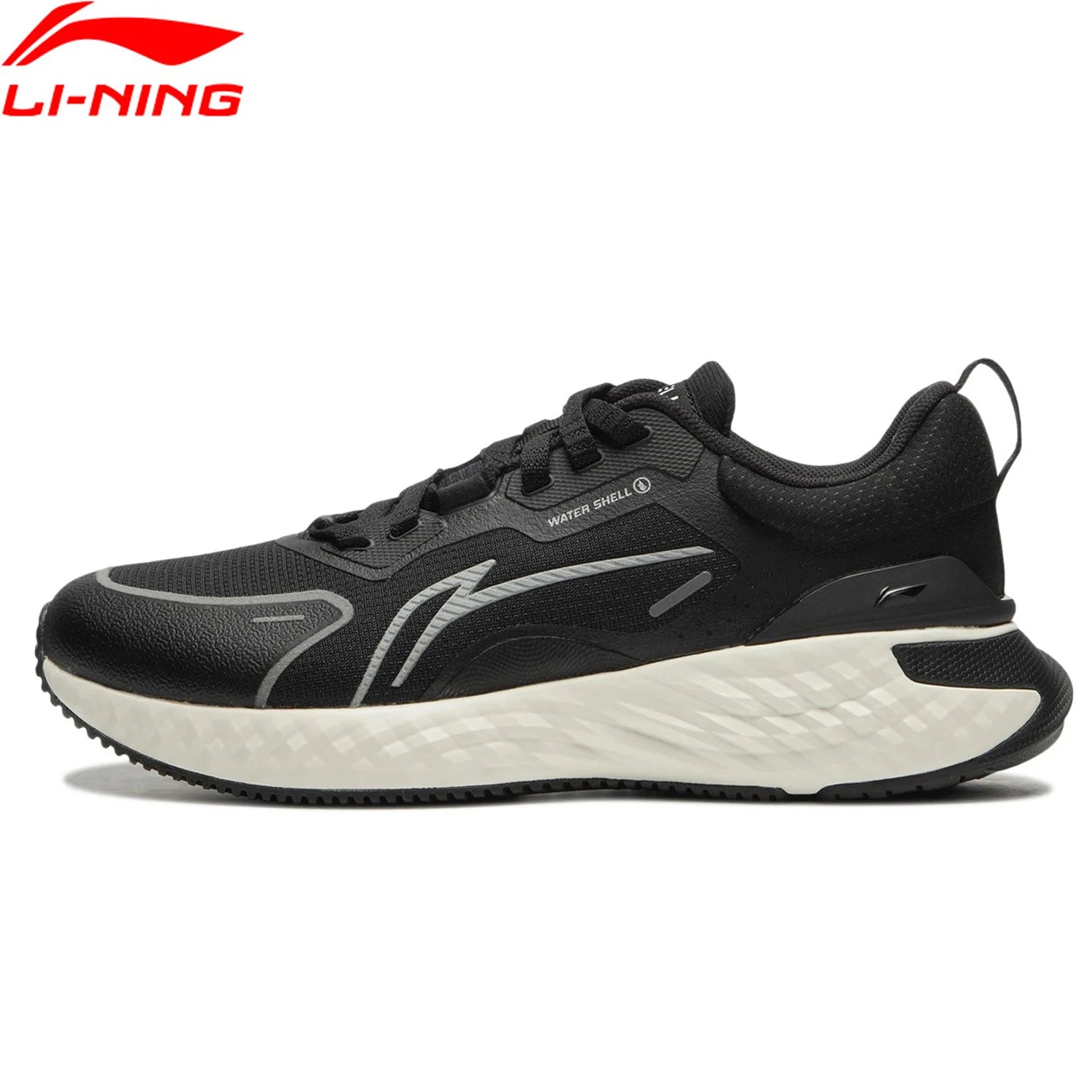 Li-Ning Women LN CLOUD SHIELD Running Jogger Shoes Water-repellent Cushion Comfort LiNing Casual Sports Jogging Sneakers AGLU244 - Waraqah