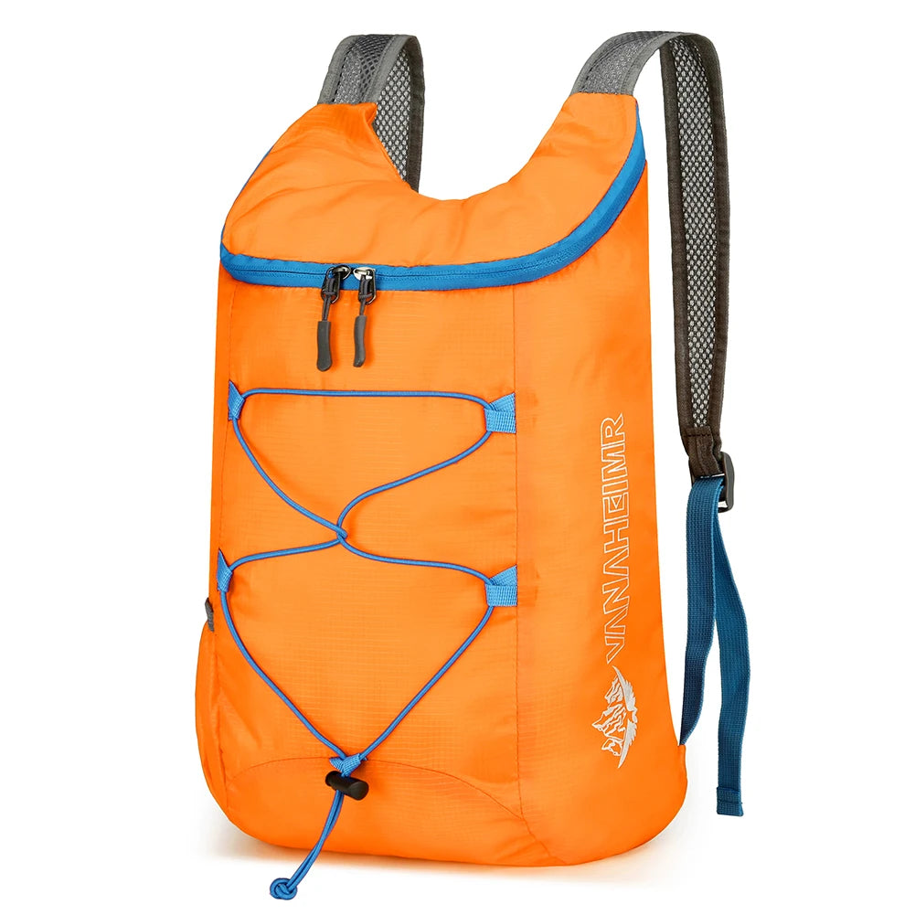 10L Foldable Portable Backpack Splashproof Folding Mountaineering Bag Ultralight Travel Daypack Bag Sports Daypack for Men Women - Waraqah