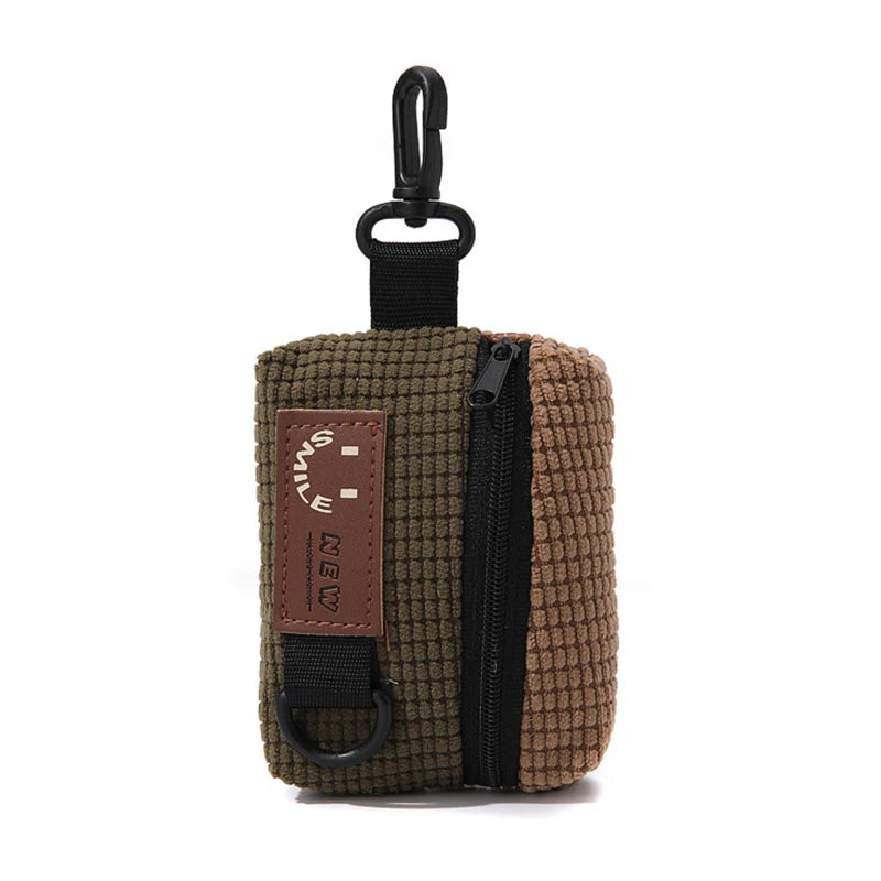 1pc Cycling Backpack, Headphone Bag, Portable Storage, Sports Bag, Universal Bag, Pendant, Trendy Tag, Neck Hanging Bag - Waraqah