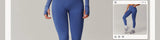 Women Zip Fitness Yoga Shirt Winter Warm Gym Top Woman Yoga Long Sleeve Sports Jacket Activewear Running Coats Workout Clothes - Waraqah