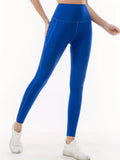 Women wear pocket spring and autumn winter new high waist lift hip plus fleece thick leggings tight yoga pants - Waraqah