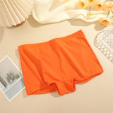 New Women's Panties Cotton Seamless Sports Boxers Underwear Female Solid Color Briefs Cozy Lingerie Intimate Underpants XS-XL - Waraqah