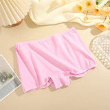 New Women's Panties Cotton Seamless Sports Boxers Underwear Female Solid Color Briefs Cozy Lingerie Intimate Underpants XS-XL - Waraqah