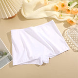 New Women's Panties Cotton Seamless Sports Boxers Underwear Female Solid Color Briefs Cozy Lingerie Intimate Underpants XS-XL - Waraqah