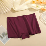New Women's Panties Cotton Seamless Sports Boxers Underwear Female Solid Color Briefs Cozy Lingerie Intimate Underpants XS-XL - Waraqah