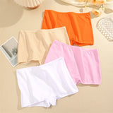 New Women's Panties Cotton Seamless Sports Boxers Underwear Female Solid Color Briefs Cozy Lingerie Intimate Underpants XS-XL - Waraqah